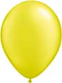 Pearl Citrine Yellow Balloon